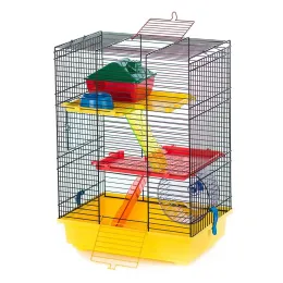 Imagine pentru Cusca pentru hamsteri pitici/soareci Teddy 2 Duvo+, 36x24x50 cm, Multicolor din aceiasi categorie