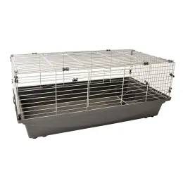 Imagine pentru Cusca iepuri si porcusori de Guineea Rabbit 100 Eco Duvo+, 100x54.5x41.5 cm, Gri din aceiasi categorie