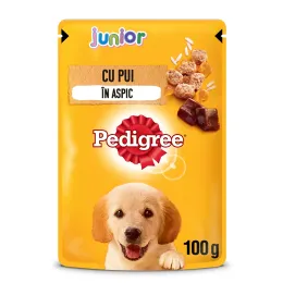 Imagine pentru Hrana umeda pentru caini juniori Pedigree cu pui si orez in aspic, 100 g din aceiasi categorie