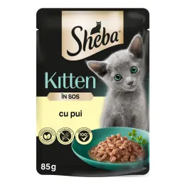 Imagine pentru Hrana umeda Sheba pentru pisici junioare, cu pui in sos 85g din aceiasi categorie