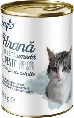 Imagine pentru Simpl Hrana Umeda Pisici Cu Peste 415G din aceiasi categorie