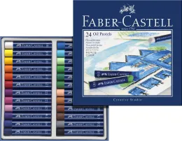 Imagine pentru Creioane ulei pastel, 24 bucăți/set, Faber-Castell din aceiasi categorie