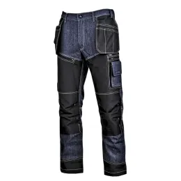 Imagine pentru Pantalon lucru tip-blugi cu intaritura Lahti.Pro, marimea 2XL/H-188, Albastru/Negru din aceiasi categorie