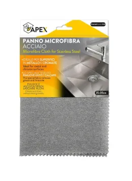 Imagine pentru Laveta pentru inox Apex, microfibra, 35x30 cm, Gri din aceiasi categorie