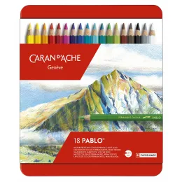 Imagine pentru Set 18 Creioane Colorate Carandache Pablo Pencil din aceiasi categorie