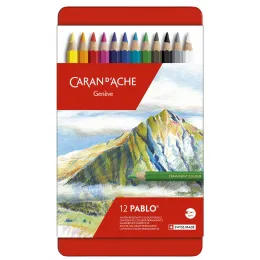 Imagine pentru Set 12 Creioane Colorate Carandache Pablo Pencil din aceiasi categorie