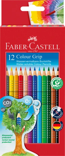 Imagine pentru Creioane Colorate 12 Culori Grip 2001 Faber-Castell din aceiasi categorie