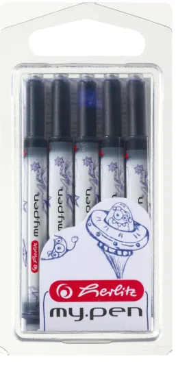 Imagine pentru Set 5 rezerve cerneala My.Pen - Albastru din aceiasi categorie