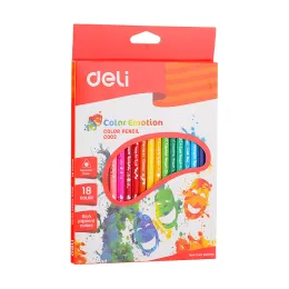 Imagine pentru Creioane Colorate 18 Culori Color Emotion Deli din aceiasi categorie