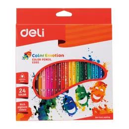 Imagine pentru Creioane Colorate 24 Culori Color Emotion Deli din aceiasi categorie