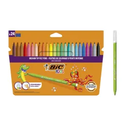 Imagine pentru Markere ultralavabile  BIC Kid  Couleur 24 buc din aceiasi categorie