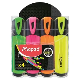 Imagine pentru Set 4 markere Fluo Peps\' Classic Maped, Multicolor din aceiasi categorie