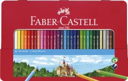 Imagine pentru Creioane Colorate 36 Culori Cutie Metal-2 Faber-Castell din aceiasi categorie