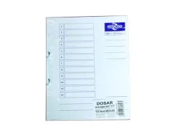 Imagine pentru Set 10 dosare incopciate 1/1 Paperland, Alb din aceiasi categorie