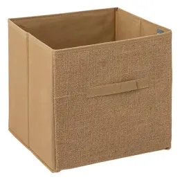 Imagine pentru Cutie depozitare JJA Hessian, forma cubica, material textil/panza de iuta, 31x31x31 cm, Bej din aceiasi categorie