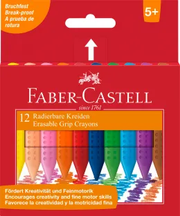 Imagine pentru Creioane Colorate Plastic 12 Culori Grip Faber-Castell din aceiasi categorie