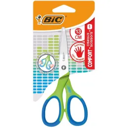 Imagine pentru Foarfeca pentru stangaci BIC Comfort, maner de cauciuc, 13 cm, Verde/Albastru din aceiasi categorie