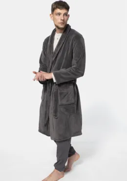 Imagine pentru Halat TEX barbati, marimi S/XXL, culoare gri din aceiasi categorie