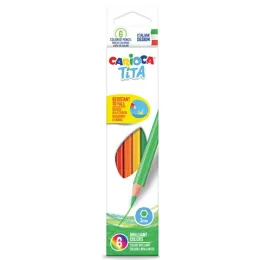 Imagine pentru Creioane Colorate Carioca Tita, Hexagonale, Flexibile, 6 Culori/Cutie din aceiasi categorie