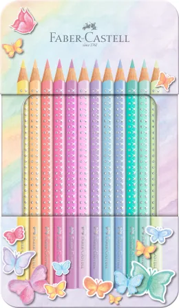 Imagine pentru Set Cadou 12 Creioane Colorate Pastel Sparkle Faber-Castell din aceiasi categorie
