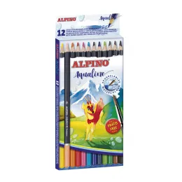 Imagine pentru Creioane Colorate Acuarela, Cutie Carton, 12 Culori/Set, Alpino Aqualine din aceiasi categorie