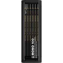 Imagine pentru Set 12 Creioane Grafit Tombow Mono 100 Black 2H din aceiasi categorie