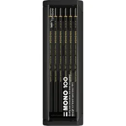 Imagine pentru Set 12 Creioane Grafit Tombow Mono 100 Black 4H din aceiasi categorie