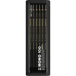 Imagine pentru Set 12 Creioane Grafit Tombow Mono 100 Black 8H din aceiasi categorie