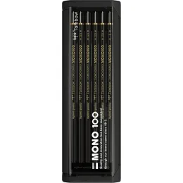 Imagine pentru Set 12 Creioane Grafit Tombow Mono 100 Black Tarii Asortate din aceiasi categorie