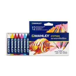 Imagine pentru Creioane Cerate Pe Baza De Apa, Cutie Carton, Metalice, 12 Culori/Set -Manley din aceiasi categorie