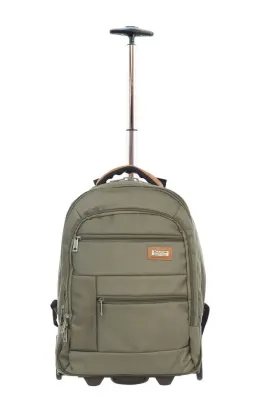 Imagine pentru Rucsac tip troler Ella Icon, poliester, 49x35x23 cm, Verde din aceiasi categorie