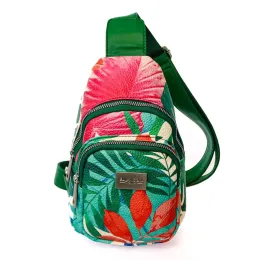 Imagine pentru Rucsac de dama Ella Icon Crossbody Leaf, piele ecologica, 27x15x6 cm, Multicolor din aceiasi categorie