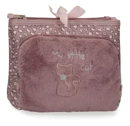 Imagine pentru Borseta Enso My Little Cat, 2 compartimente, poliester/PVC, 23x17.7x10 cm, Multicolor din aceiasi categorie