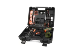 Imagine pentru Kit masina de gaurit cu acumulator Li-Ion si accesorii Heinner VTE003, 20 V din aceiasi categorie