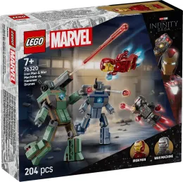 Imagine pentru LEGO Marvel Iron Man si War Machine vs dronele Hammer 76320 din aceiasi categorie
