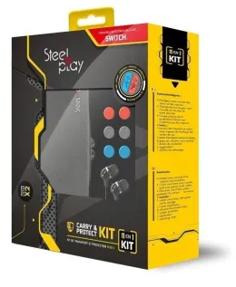Imagine pentru Kit 11 in 1 Carry & Protect Steelplay pentru Nintendo Switch din aceiasi categorie