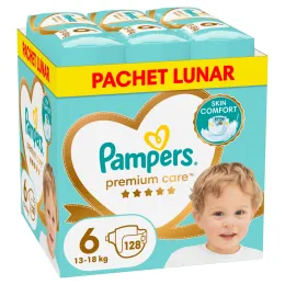 Imagine pentru Scutece Premium Care XXL Box Mărimea 6, 13-18 kg, 128 buc, Pampers din aceiasi categorie