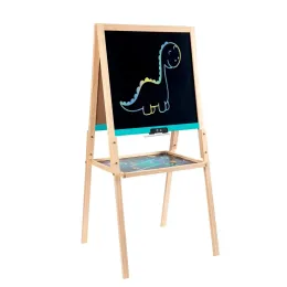 Imagine pentru Tabla magnetica 2 in 1 Smart & Fun, lemn, 96x46 cm, Multicolor din aceiasi categorie