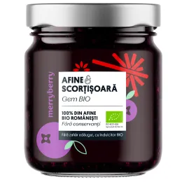 Imagine pentru Gem de afine si scortisoara Bio MerryBerry fara zahar 230 g din aceiasi categorie