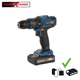 Imagine pentru Masina de gaurit pe acumulator Dexter, 18 V, 2.5 Ah, 1 acumulator din aceiasi categorie