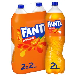Imagine pentru Bautura carbogazoasa Fanta, Portocale, 2x2L din aceiasi categorie