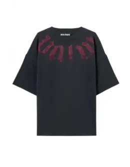 Imagine pentru Tricou cu logo oversized, culoare negru, Palm Angels din aceiasi categorie