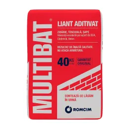 Imagine pentru Liant aditivat pentru zidarie, tencuiala si sape ROMCIM Multibat, rezistenta 12.5, 40 kg din aceiasi categorie