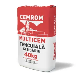 Imagine pentru Liant zidarie si tencuiala Cemrom Multicem, rezistenta 12.5, 40 kg din aceiasi categorie