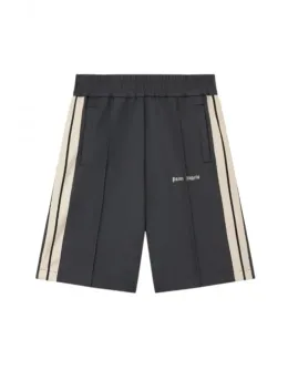 Imagine pentru Bermude, Classic Logo Track Shorts, culoare gri, Palm Angels din aceiasi categorie