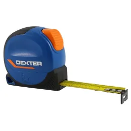 Imagine pentru Ruletă, autoblocare antișoc, metal, carcasă bimaterial, L 5 m, Dexter din aceiasi categorie