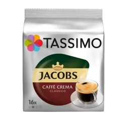Imagine pentru Cafea capsule Tassimo Jacobs Café Crema Classico, 16 bauturi x 150 ml din aceiasi categorie