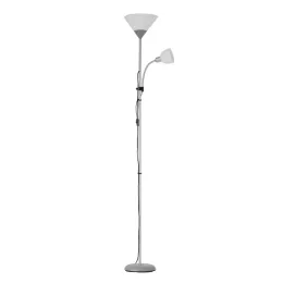 Imagine pentru Lampadar Basic, 1 x E27, 1 x E14, 40 W, H 177 cm, argintiu din aceiasi categorie