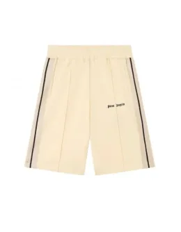 Imagine pentru Bermude, Classic Logo Track Shorts, culoare crem, Palm Angels din aceiasi categorie